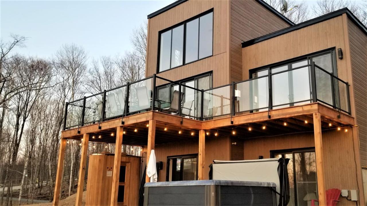 Chalet Serenity - Mont Tremblant Ski - Spa Sauna Wifi Tv Privet Chic Modern House Villa La Conception Eksteriør billede