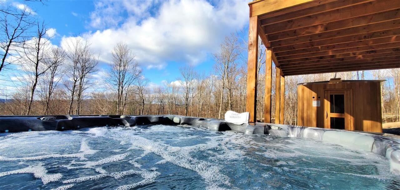 Chalet Serenity - Mont Tremblant Ski - Spa Sauna Wifi Tv Privet Chic Modern House Villa La Conception Eksteriør billede
