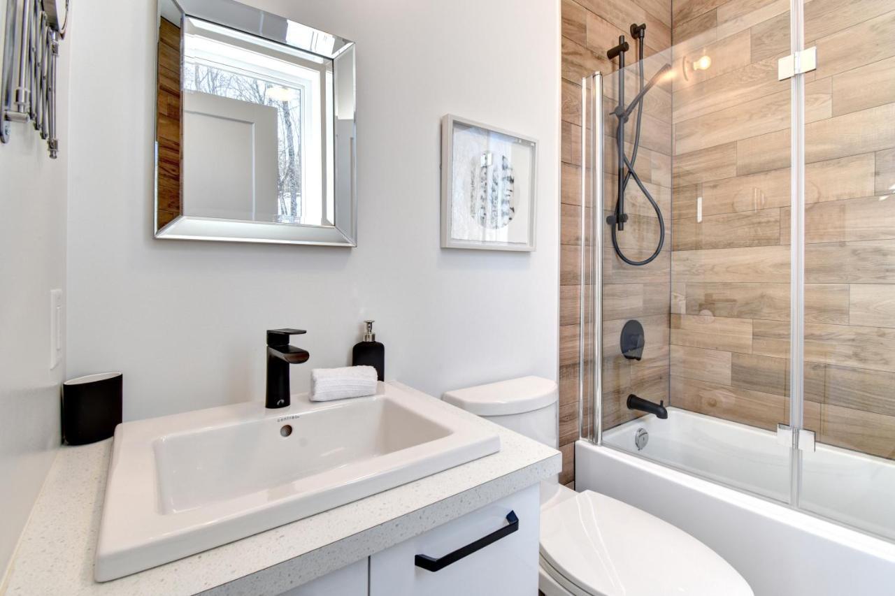 Chalet Serenity - Mont Tremblant Ski - Spa Sauna Wifi Tv Privet Chic Modern House Villa La Conception Eksteriør billede
